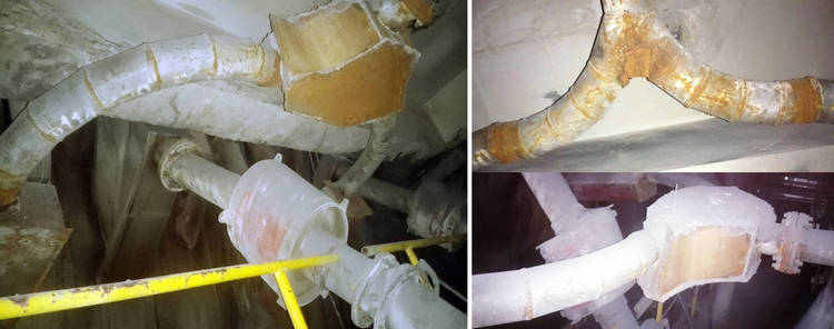 恒峰g22牌耐磨陶瓷输灰管道的乐成案例