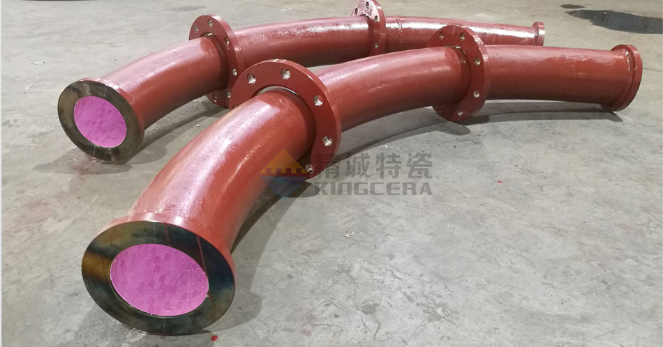 恒峰g22特瓷耐磨陶瓷煤粉管道