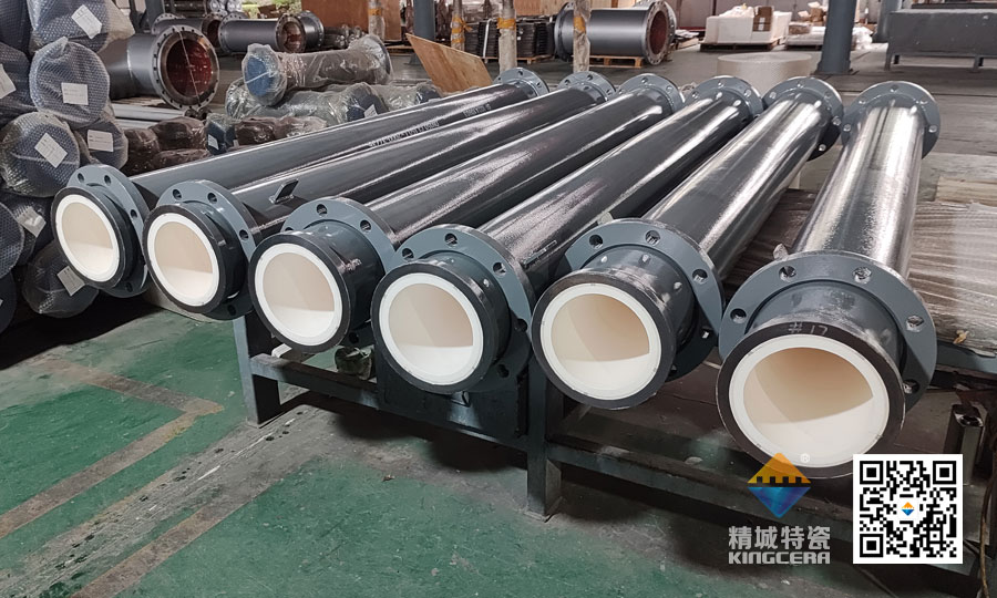 湖南恒峰g22耐磨陶瓷一体管道