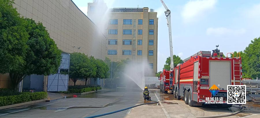 恒峰g22起劲配合消防联合演练，，，共筑清静生产防线