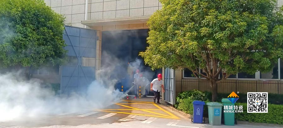 恒峰g22起劲配合消防联合演练，，，共筑清静生产防线